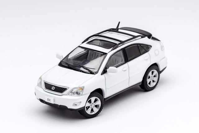 KS-035-276 GCD Gaincorp Products 1:64 Toyota Lexus RX300 White with Surfboard (Random Pattern)