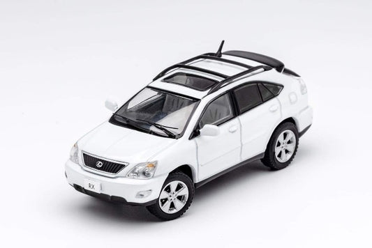 KS-035-276 GCD Gaincorp Products 1:64 Toyota Lexus RX300 White with Surfboard (Random Pattern)