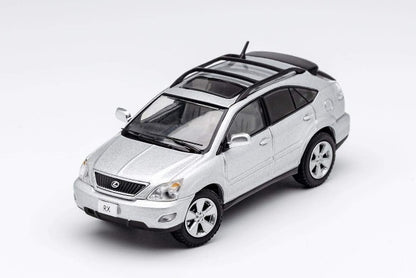 KS-035-278 GCD Gaincorp Products 1:64 Toyota Lexus RX300 Silver with Surfboard (Random Pattern)