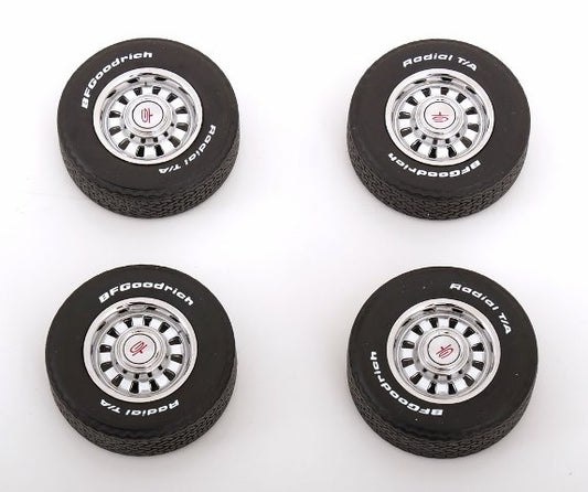[ Pre-order ]KKDCACC022 KK scale 1:18 Ford Mustang rims and tires set