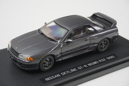 1:43 EBBRO 44131 Nissan Skyline GT-R Nismo R32 1990 Gun Gray model car
