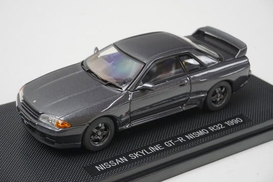 1:43 EBBRO 44131 Nissan Skyline GT-R Nismo R32 1990 Gun Gray model car