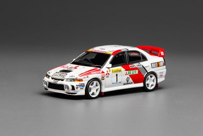[ Pre-order ] M64010 MOTORHELIX 1:64 Scale Mitsubishi Lancer Evolution IV GSR Monte Carlo Livery