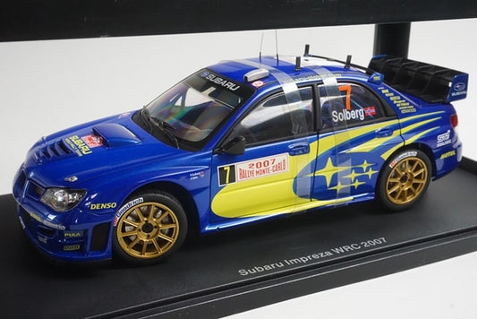 1:18 AUTOart 80790 Subaru Impreza WRC Monte Carlo Rally 2007 #7 P. Solberg