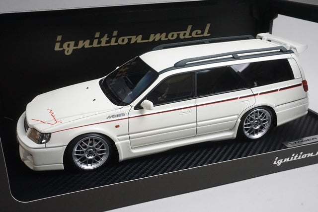 1:18 ignition model IG2892 Nissan Stagea 260RS (WGNC34) Pearl White