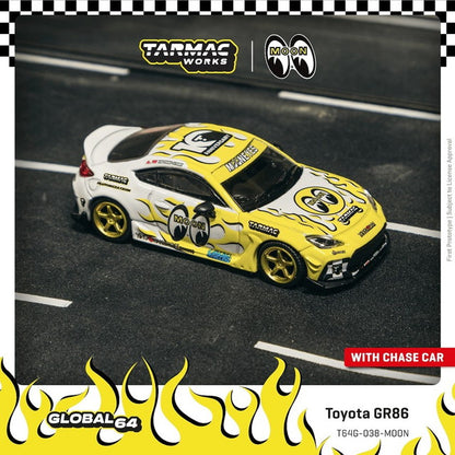 [ Pre-order ] T64G-038-MOON Tarmac Works 1:64 Toyota GR86 MOONEYES