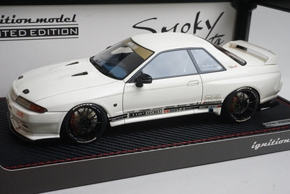 1:18 ignition model IG2103 Nissan TOP SECRET GT-R (VR32) TAS 2020 White by Mr.Smokey Nagata