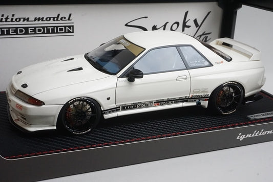 1:18 ignition model IG2103 Nissan TOP SECRET GT-R (VR32) TAS 2020 White by Mr.Smokey Nagata