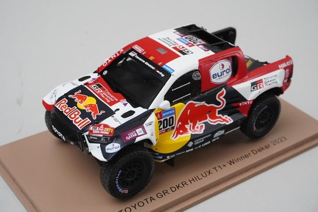 1:43 Spark S5871 Toyota GR DKR Hilux T1+ Dakar 2023 #200 model car
