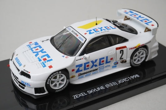 1:43 EBBRO 44253 Nissan ZEXEL Skyline R33 JGTC 1998 #2 model car