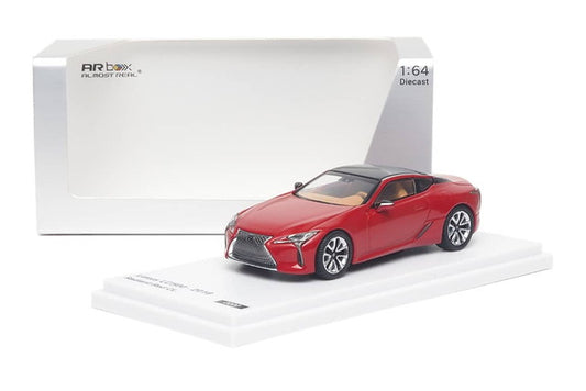 670301001 AR Box Almost Real Model 1:64 Lexus LC500 2018 Red