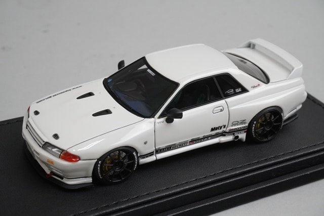 1:43 ignition model IG1526 Nissan TOP SECRET GT-R VR32 White model car
