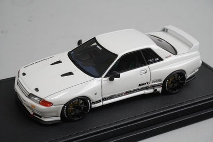 1:43 ignition model IG1526 Nissan TOP SECRET GT-R VR32 White model car
