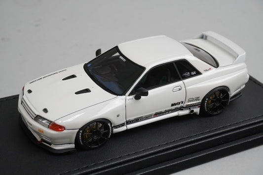 1:43 ignition model IG1526 Nissan TOP SECRET GT-R VR32 White model car
