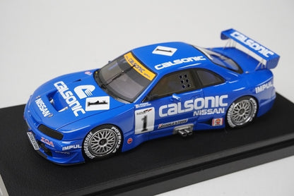 1:43 HPI 8829 Ebro Custom Nissan Calsonic Skyline GT-R JGTC Fuji 1996 #1