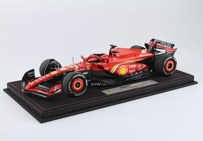 BBR241816DIE BBR 1:18 Ferrari SF-24 Australian GP 2024 C. Leclerc #16 Luxury Packaging with Clear Case