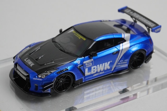 1:64 ignition model IG2368 Nissan LB-WORKS GT-R R35 Type 2 Blue