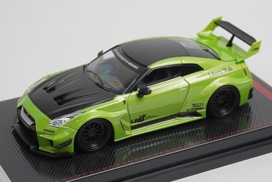 1:64 ignition model IG2384 Nissan LB WORKS 35GT-RR Green Metallic