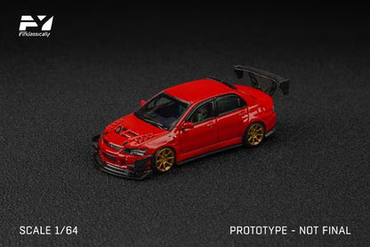 FY64107 Finclassically 1:64 Mitsubishi Lancer Evolution 9 EVO Ⅸ Modified Red