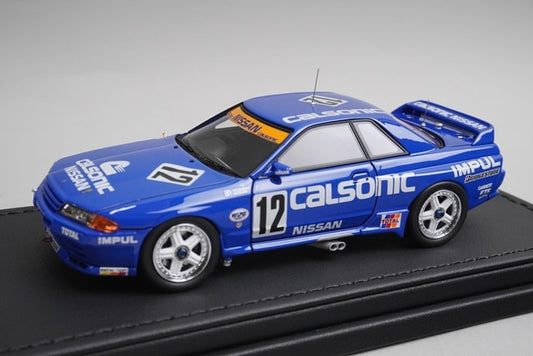 1:43 ignition model IG2979 Nissan Calsonic Skyline JTC 1990 #12 model car