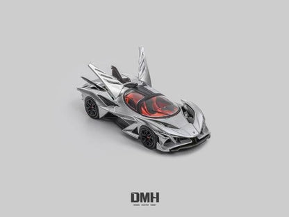 [ Pre-order ] DMH 1/64 Apollo Project EVO German Supercar Silver