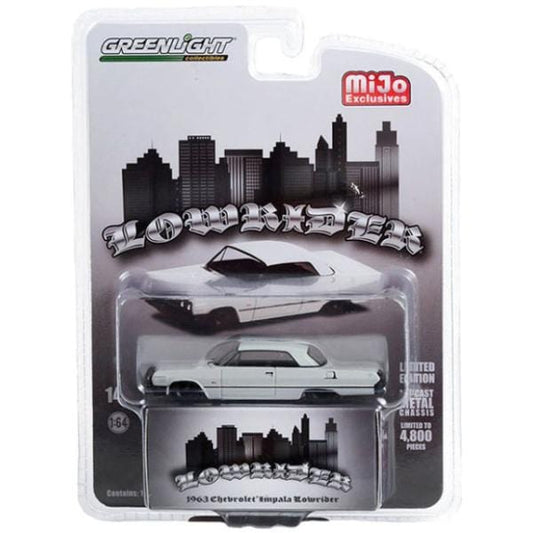 51465 GreenLight 1:64 Chevrolet 1963 Impala Lowrider Gray (North America Only)