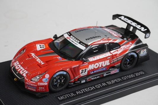 1:43 EBBRO 44323 Nissan Motul Autech GT-R Super GT500 2010 #23 model car