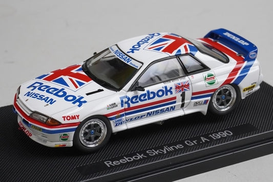 1:43 EBBRO 44160 Nissan Reebok Skyline Gr.A 1990 #1 model car