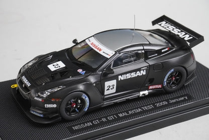 1:43 EBBRO 44169 Nissan GT-R GT1 Malaysia Test 2009 #23 model car