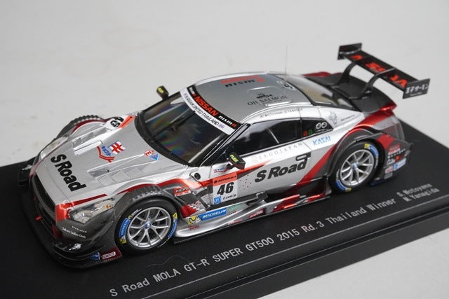 1:43 EBBRO 45262 Nissan S-Road Mora GT-R Super GT500 Rd.3 Thailand 2015 #46