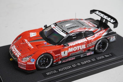 1:43 EBBRO 44172 Nissan Motul Autech GT-R Super GT500 2009 #1