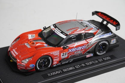 1:43 EBBRO Motoyama Custom Nissan Xanavi Nismo GT-R Super GT 2008 #23
