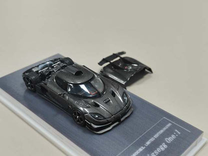 [ Pre-order ] MJ Model 1:64 Koenigsegg Agera One:1 Full Carbon Black