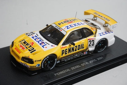 1:43 EBBRO P421 Nissan Pennzoil ZEXEL GT-R JGTC 2001 #23
