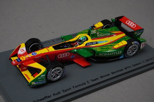 1:43 Spark 43FE03 ABT Schaeffler Audi Sport Formula Montreal ePrix Season 3 2016-2017 #11