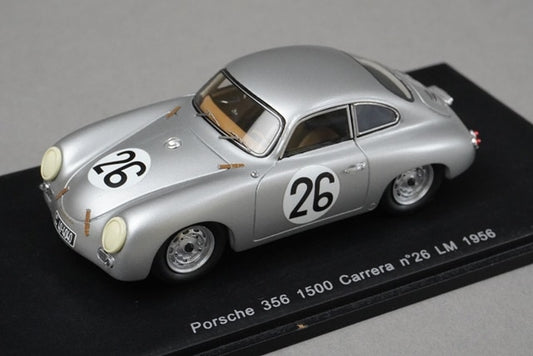 1:43 Spark S1351 Porsche 356 1500 Carrera Le Mans 1956 #26 model car
