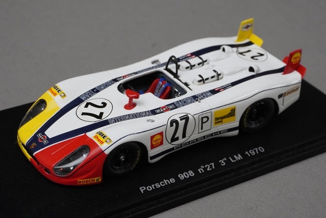 1:43 Spark S1976 Porsche 908 Le Mans 3rd 1970 #27 model car