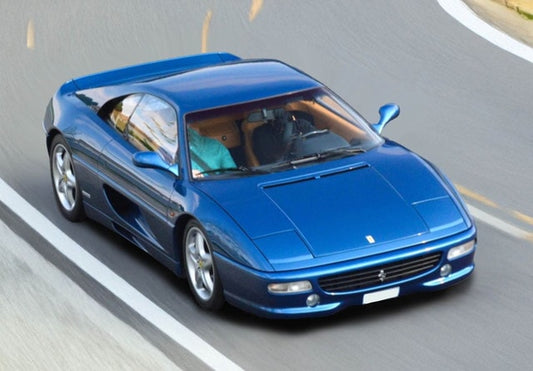 [ Pre-order ] P18140C BBR 1:18 Ferrari F355 Berlinetta Manual Gear Blue NART (Includes Clear Case)