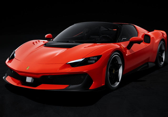 [ Pre-order ] P18270A BBR 1:18 Ferrari 296 Speciale A Rosso Dino Showcar (Includes Clear Case)