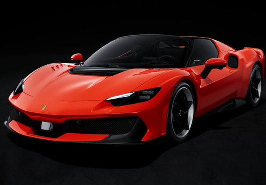 [ Pre-order ] P18270A BBR 1:18 Ferrari 296 Speciale A Rosso Dino Showcar (Includes Clear Case)