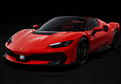 [ Pre-order ] P18270B BBR 1:18 Ferrari 296 Speciale A Rosso Corsa (Includes Clear Case)