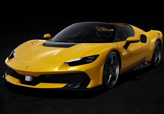 [ Pre-order ] P18270E BBR 1:18 Ferrari 296 Speciale A Giallo Tristrato (Includes Clear Case)