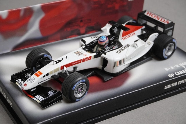 1:43 MINICHAMPS 400050074C BAR Honda Canadian GP 2005 #4 Takuma Sato Promo