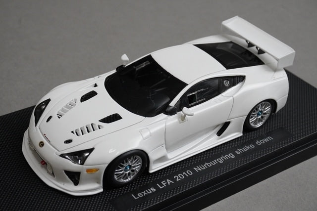 1:43 EBBRO 44437 Lexus LFA Nurburgring 2010 Shakedown Specification model car
