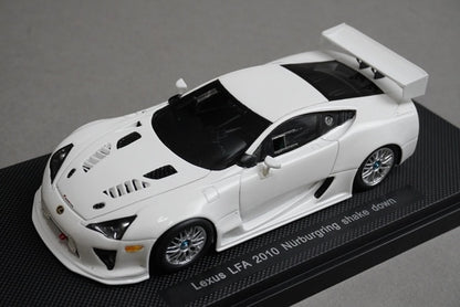 1:43 EBBRO 44437 Lexus LFA Nurburgring 2010 Shakedown Specification model car