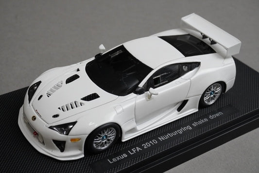1:43 EBBRO 44437 Lexus LFA Nurburgring 2010 Shakedown Specification model car