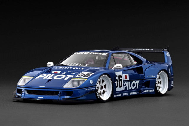 [ Pre-order ] IG3753 ignition model 1:18 LB-WORKS 40 Blue Metallic