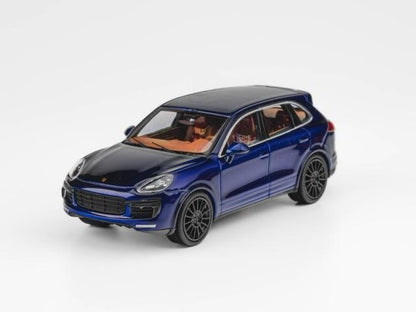 [ Pre-order ] DM Model 1:64 Porsche Cayenne Turbos 2014 Transparent Blue