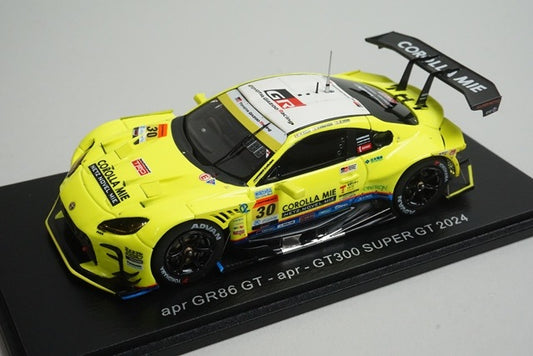 1:43 SPARK SGT173 Toyota APR GR86 GT300 Super GT 2024 #30 Hiroaki Nagai / Rikki Kobayashi / Manabu Orido