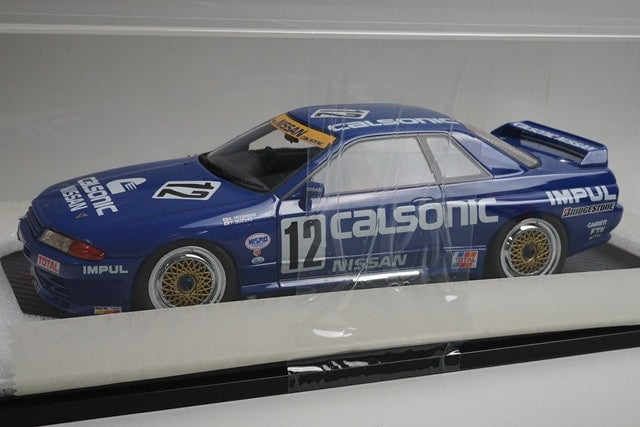 1:18 ignition model IG1727 Nissan Skyline R32 GT-R JTC Debut 1990 #12 model car